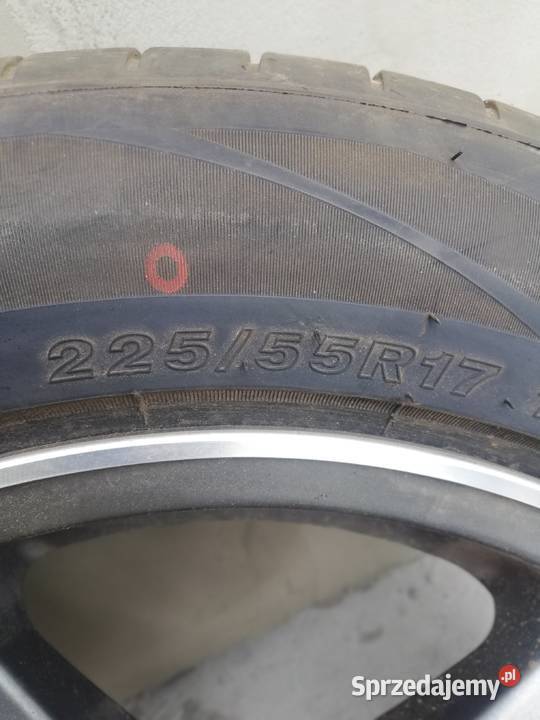 Alu felgi z oponami 225 55 r17 Nowe Bystre