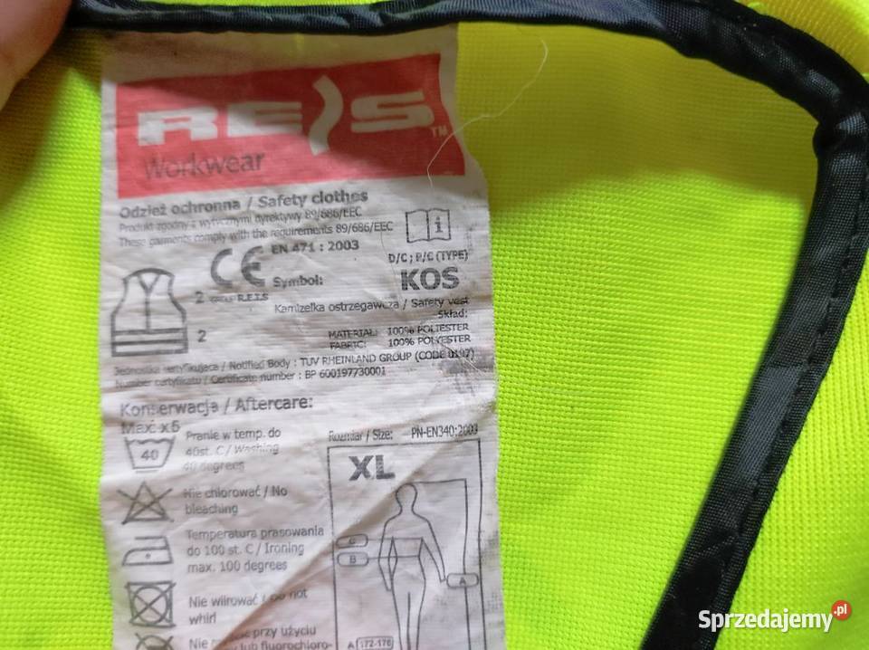 kamizelka robocza ostrzegawcza odblaskowa 2 Kielce sprzedam