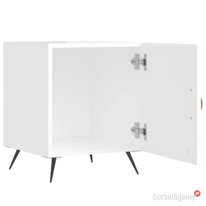 Szafka nocna biała z połyskiem 40x40x50 WM827504 Warszawa