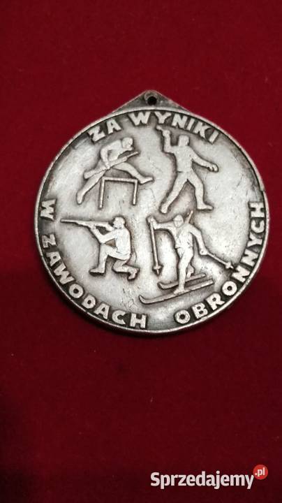 Medal WYNIKI W ZAWODACH OBRONNYCH małopolskie Kraków