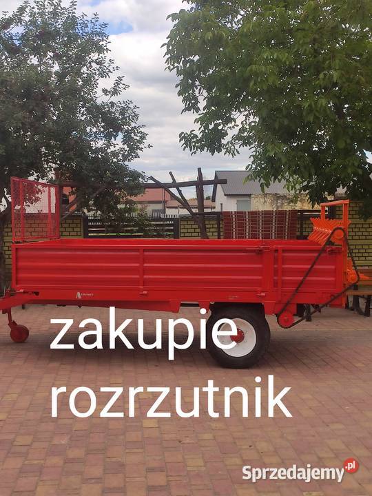 Rozrzutnik obornika przyczepa uszkodzony Iłża