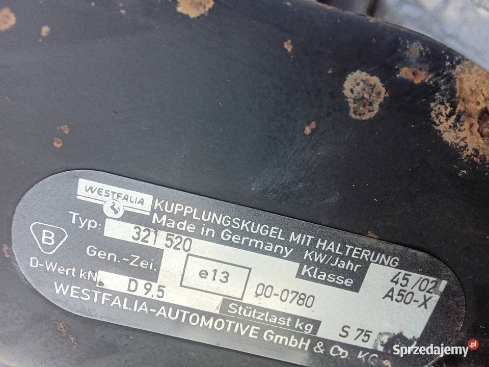 Hak holowniczy Passat B5 kombi WESTFALIA