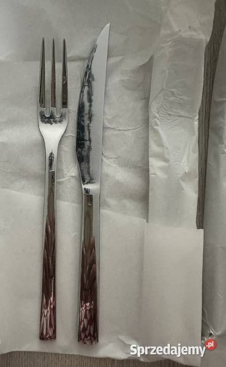 Zestaw sztućców WMF do steków 12 sztuk stal Sztućce łódzkie