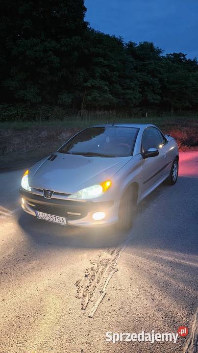 Peugeot 206cc 20 lpg srebrny Sosnowiec
