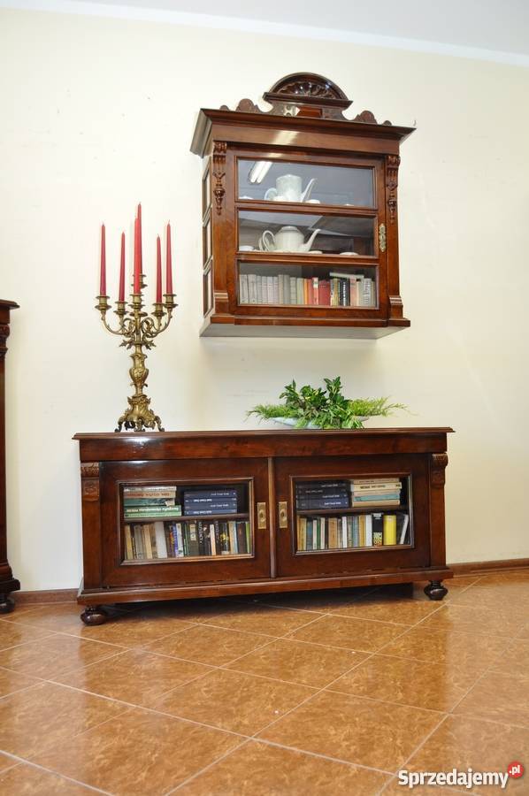 Niska szafka komoda pod TV długa 144 Meble Nysa