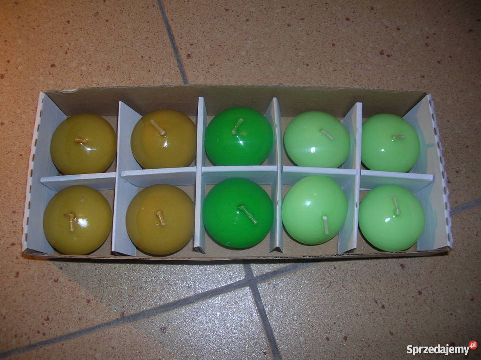 Świeczki pływające 45 świeca barwiona lakier Dekoracje i ozdoby