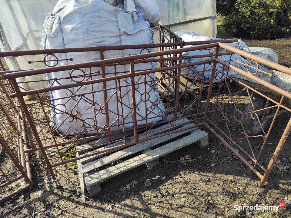 Balkon metalowy balustrada dwie sztuki świętokrzyskie