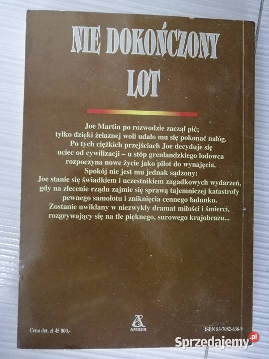 Jack Higgins Nie dokończony lot