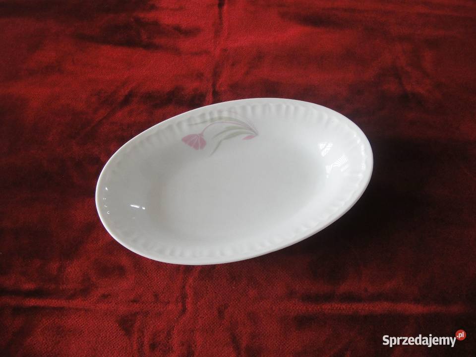 Półmisek porcelanowy owalny Bogucice PRL Kielce