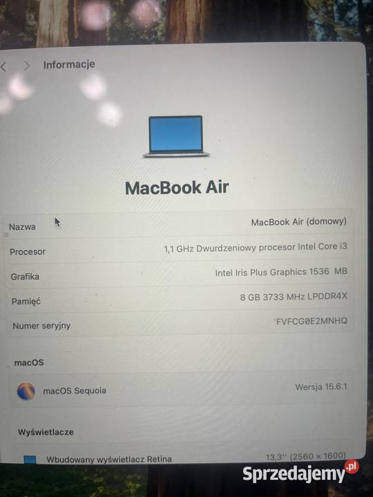 MacBook Air dolnośląskie Trzebnica
