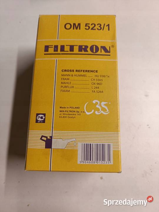 FILTR OLEJU BMW E36 E34 Land Rover Opel Omega B osobowe Oleju Rudka