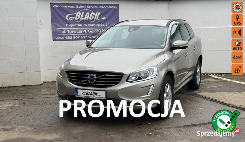 Volvo XC 60 PROMOCJA Pisemna Gwarancja 12 elektryczne lusterka XC 60 Konin