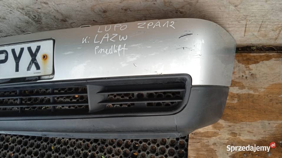 VW LUPO I ZDERZAK PRZÓD LA7W Pasy przednie i tylne Zbierkowo