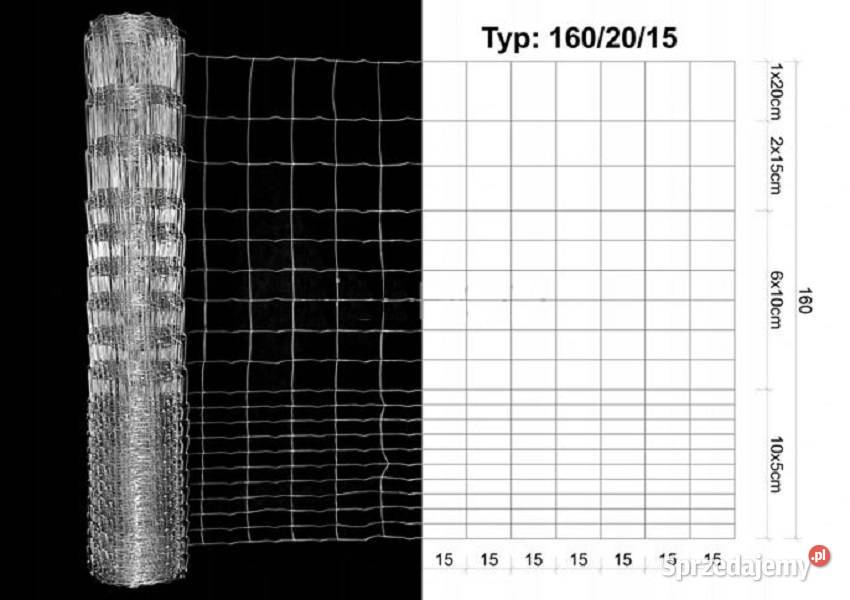 SIATKA OGRODZENIOWA LEŚNA 1602015 L Leżajsk
