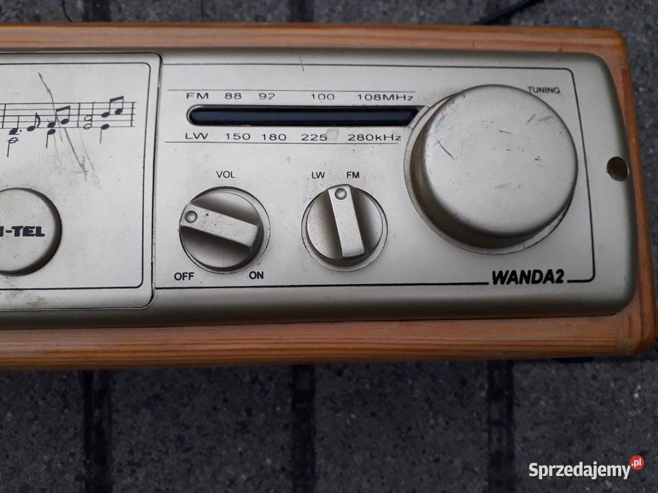 Radio Wanda 2 późny prl mazowieckie Warszawa