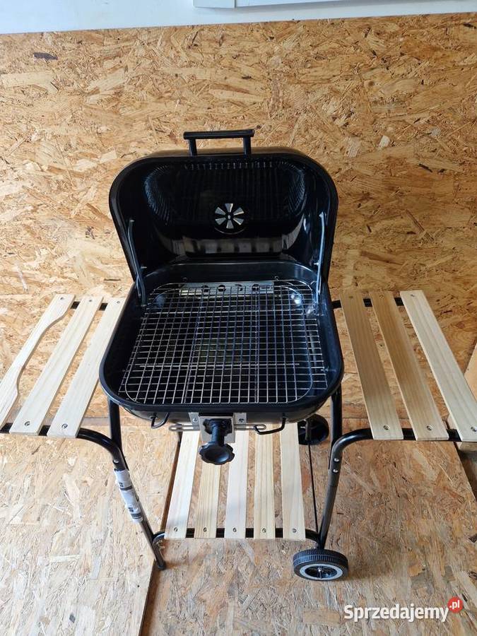 Grill węglowy z pokrywą i regulacją rusztu ruszt Głogowa sprzedam