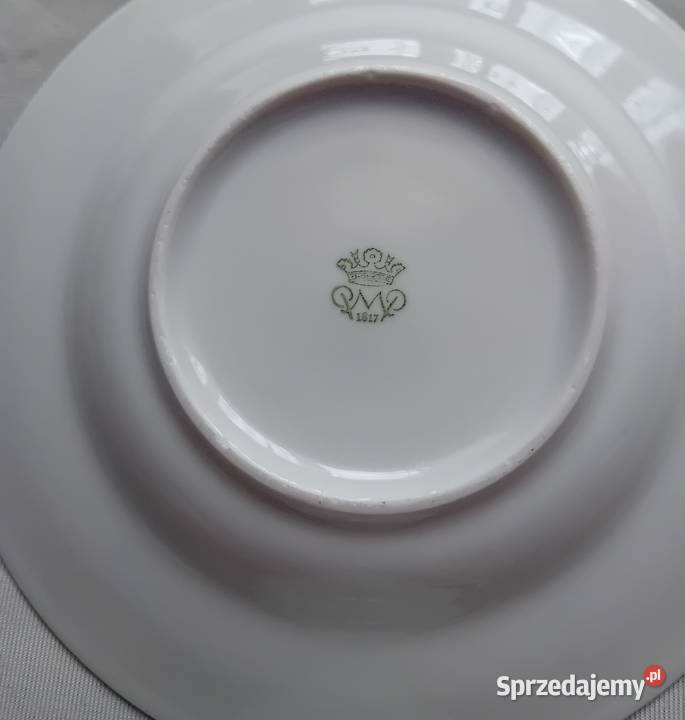 Filiżanka duo manufaktura von Schierholz Plaue wielkopolskie Koźminek