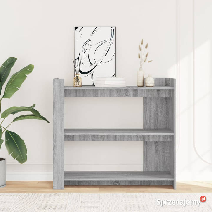 Stolik konsolowy szary dąb sonoma 100x35x90 mazowieckie