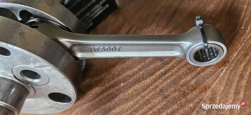 Wał korbowy tm racing 80 i 85 korbowod wossner