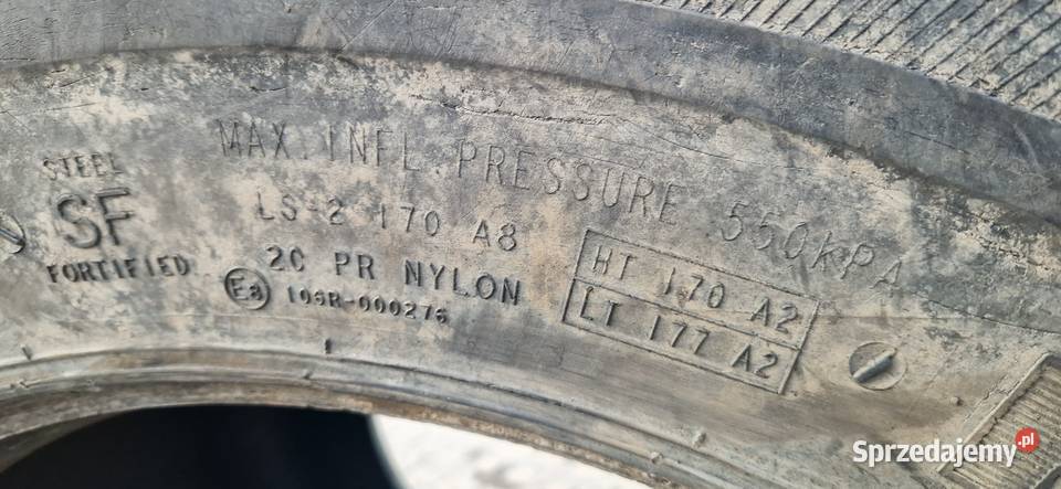 80040265 Nokian 80 bieżnik LKT Harwester warmińsko-mazurskie Nowe Miasto Lubawskie sprzedam