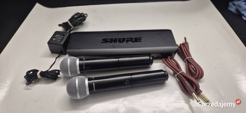 Shure BLX288PG58 zestaw bezprzewodowy podwójny Sprzęt estradowy, studyjny i DJ-ski Konin