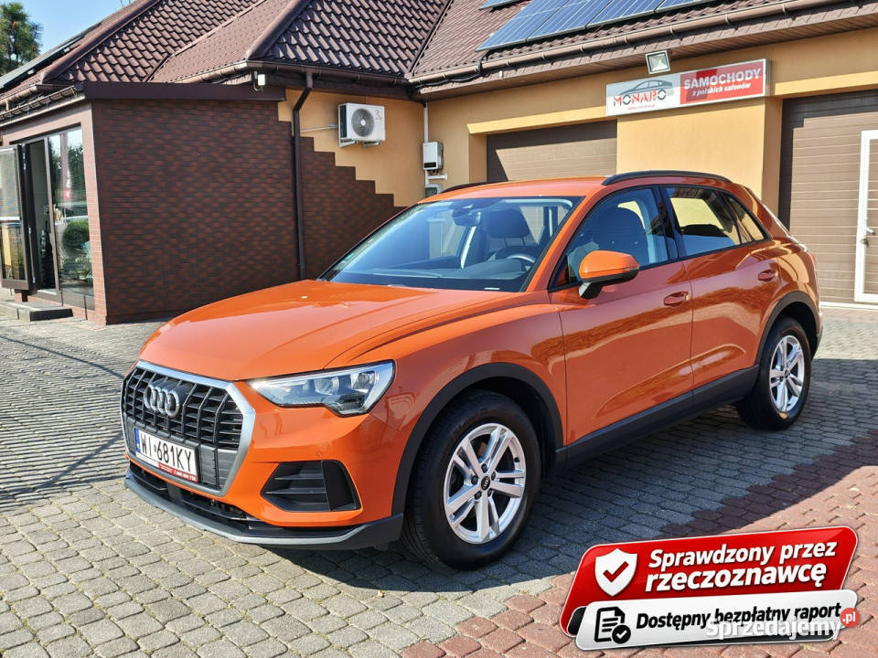 Audi Q3 20 35 TDI 150 STronic Pomarańczowy Salon relingi dachowe Nasiegniewo