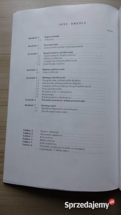 Glebogryzarka KRUK instrukcja i katalog części Stalowa Wola