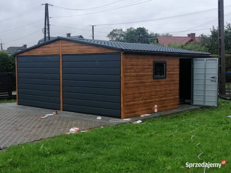 6x6 Garaż blaszany blaszaki pod wymiar oświetlenie Gołdap