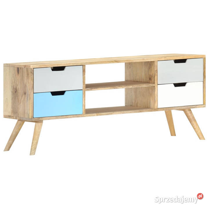 Szafka pod TV 110 x 35 x 48 lite drewno mango Warszawa sprzedam