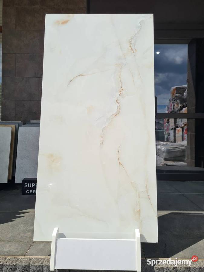 PŁYTKA gres ONYX BLANCO LOGAN SNOW POLER 60X120 Opoczno