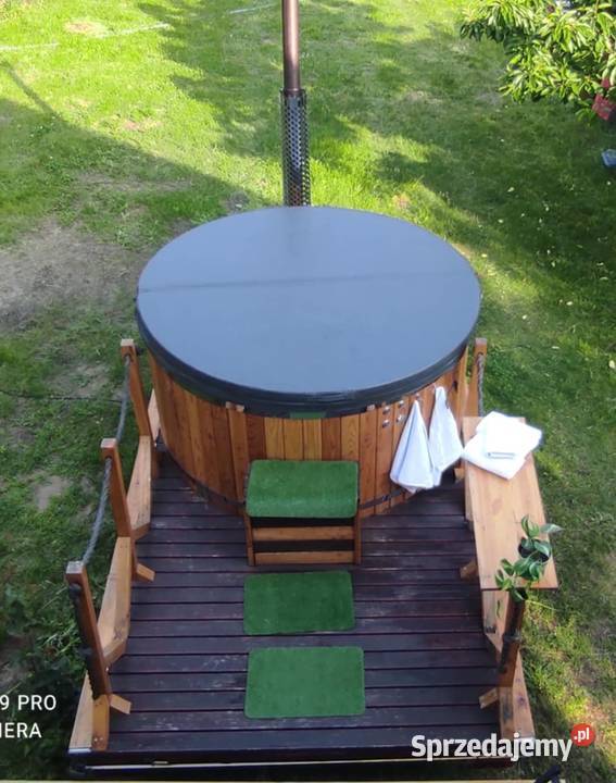 wkład okrągły balia jakuzzi ogrodowe nowy szary