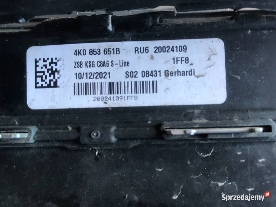 Grill listwa znaczek atrapy Audi A6 C8 podkarpackie Rzeszów