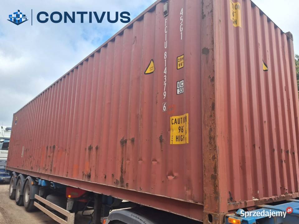 Kontener magazynowy 40 HC 12 metrowy morski Małaszewicze Małe