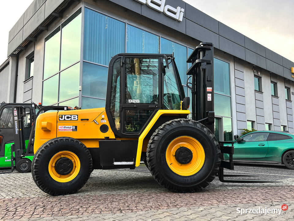 Wózek widłowy terenowy JCB 926 4 WD triplex 55 m Kęty