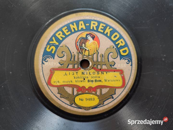 Płyta szelakowa Syrena Record Iwan Raduński Warszawa sprzedam