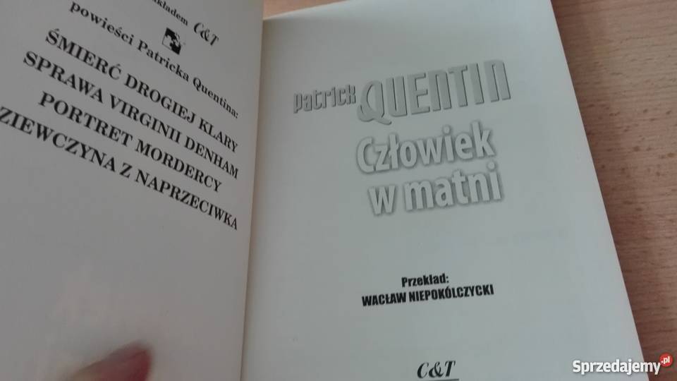 Człowiek w matni Patrick Quentin