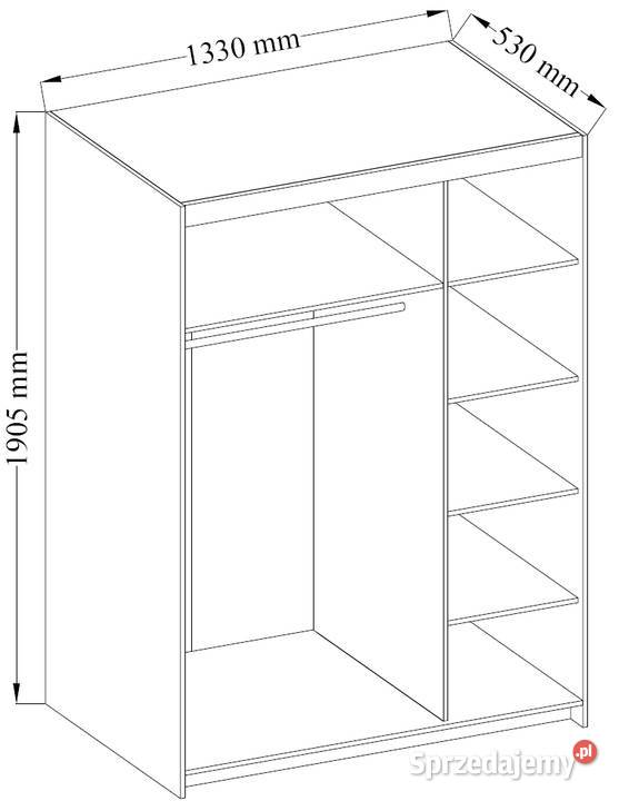 Zestaw szafa trzydrzwiowa plus komoda Dąbrowa Górnicza