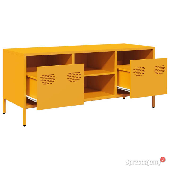 Szafka RTV żółta 1015x39x435 stal walcowana na sprzedam
