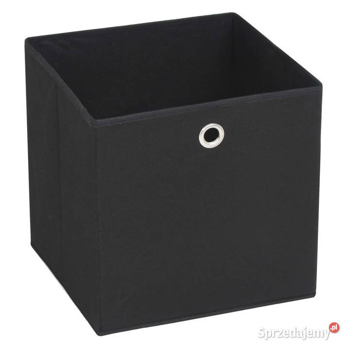 Pudełka z włókniny 4 28x28x28 czarne WM325187 mazowieckie Warszawa