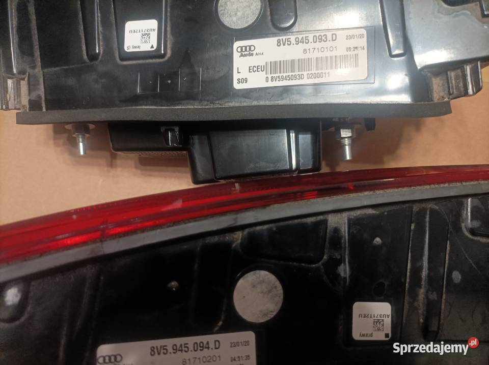 Audi S3 A3 8V sedan lampy tylne led Łódź sprzedam