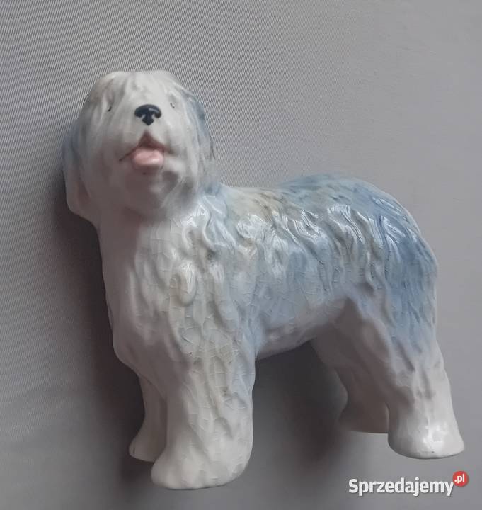 Figurka pies owczarek staroangielski Melba Ware Koźminek