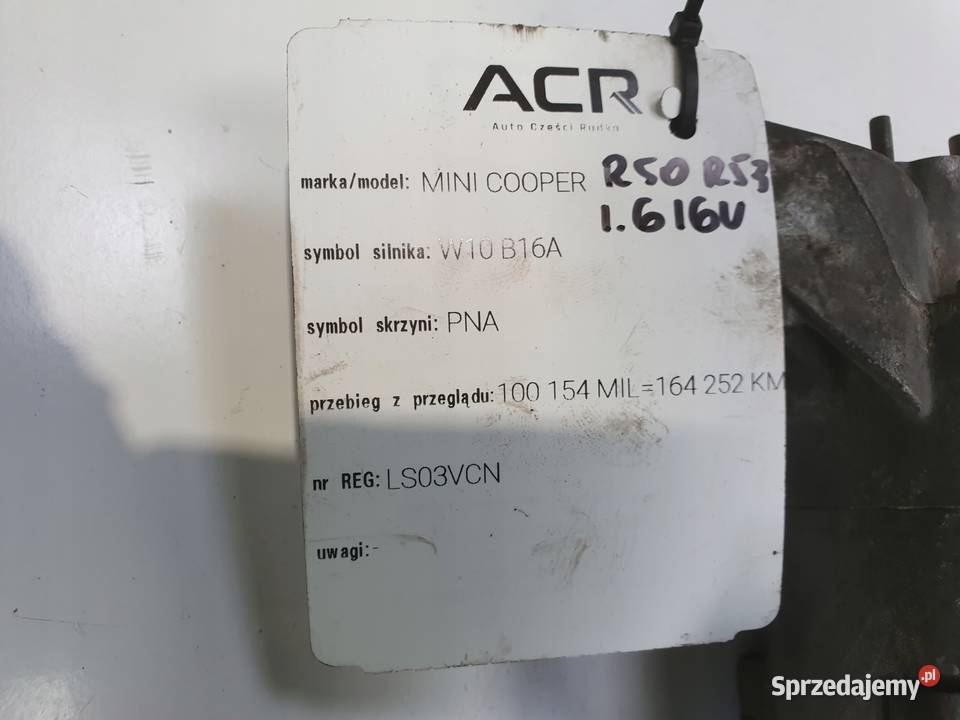 Mini Cooper R50 R53 16 16V SPRĘŻARKA Kompresory klimatyzacji