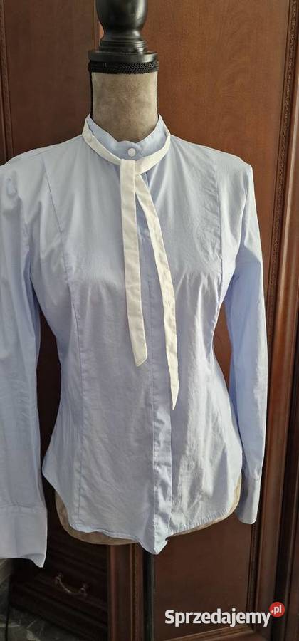 Koszula klasyczna SISLEY jasnoniebieska Bluzki i koszule Skierniewice