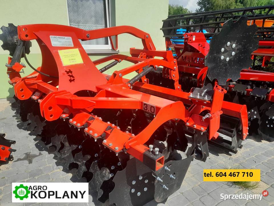 Agregat uprawowosiewny talerzowy TUR 3 m Dexwal Juchnowiec Górny