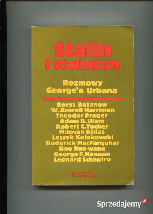 Stalin i stalinizm Rozmowy Gerrgea Urbana zachodniopomorskie sprzedam
