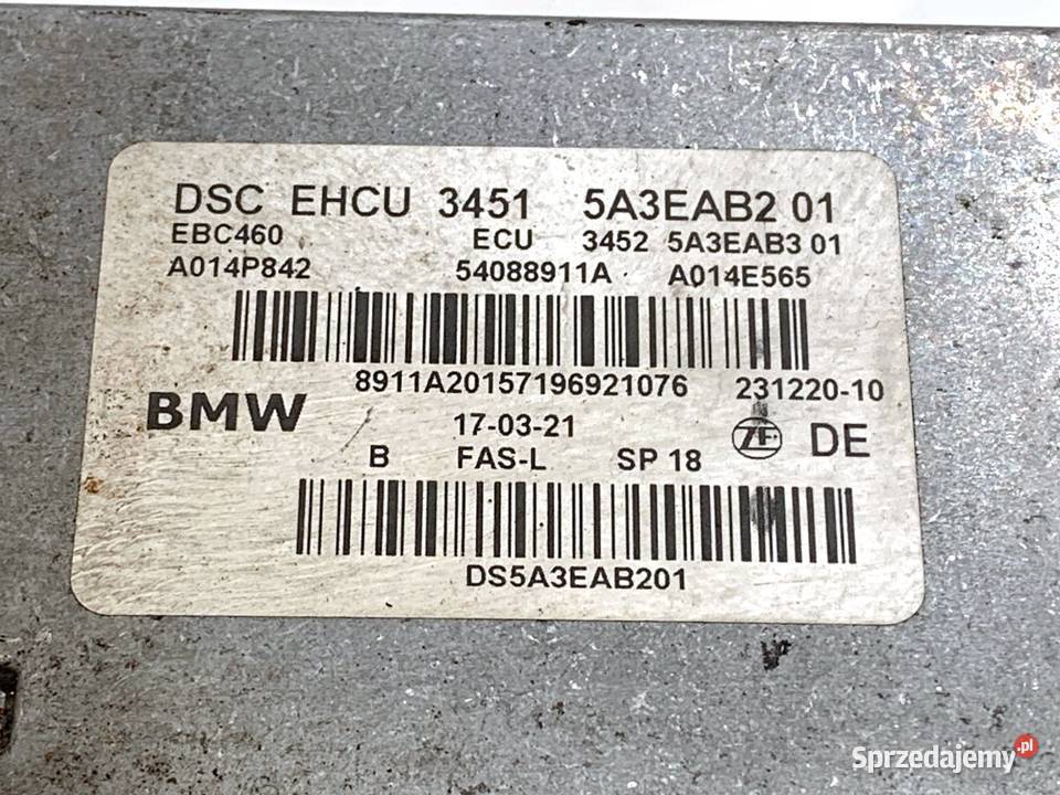 POMPA ABS BMW G30 5A3EAB2 44 625 Układ ABS i ESP podkarpackie