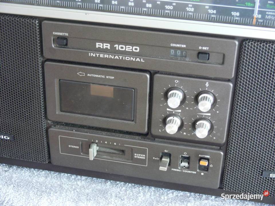Radio magnetofon Grundig RR1020 Vinage WYSYŁKA Jasło