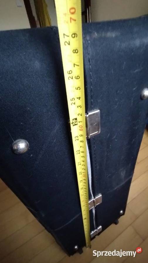 walizka mega duża czarna wojskowa starszego na