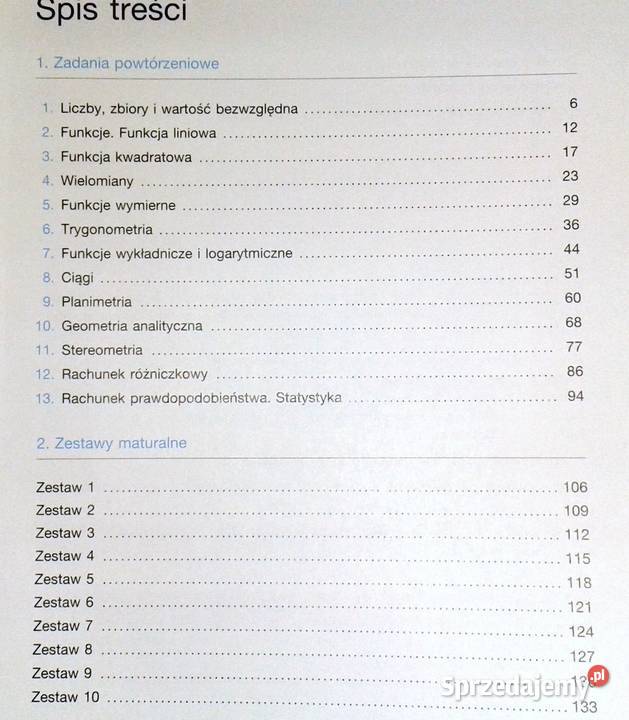 Matematyka Teraz matura 2018 Zbiór zadań W Rok wydania 2017 Chełm