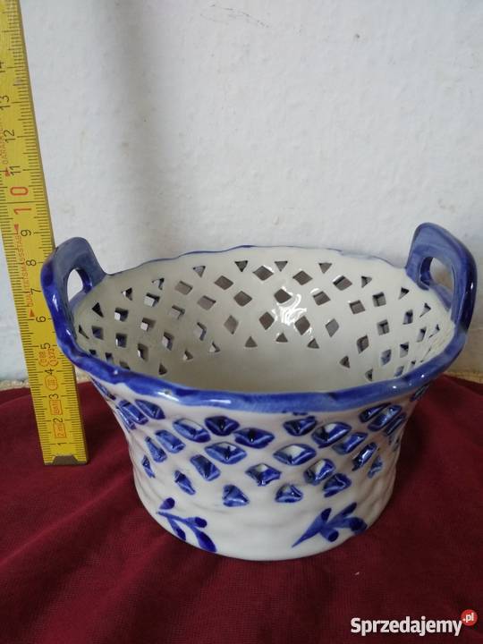Koszyczek z Wiatrakiem Porcelana i szkło Ropa